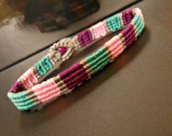 Macrame boho bracelet "4 colors"
