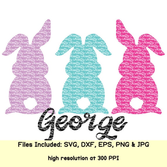 Download Easter bunny svg ears rabbit svg cotton tail name svg my ...