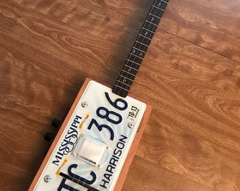 3 string cigar box guitar "Mississippi Streamer"
