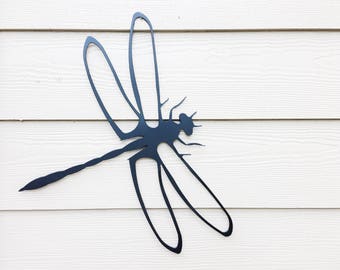 Dragonfly Wall Art - Metal Dragonfly - Metal Sign - Dragonfly Lover - Dragonfly - Metal Wall Decor