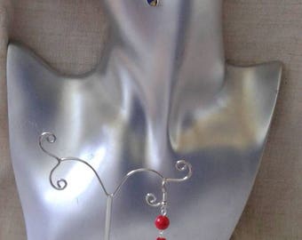 "small silver teardrop" earrings