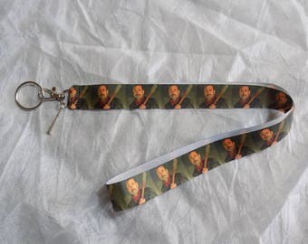 Negan (Walking Dead) Lanyard with Baseball Bat charm