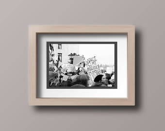 March on Washington, Women's March, Olympia, Washington, Women's Rights, Equality, Digital Download