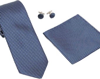 Set Fascia Da Smoking Uomo - 3 Pezzi Con Papillon E Fazzoletto Taschino | Regolabile, Poliestere - Foto 2