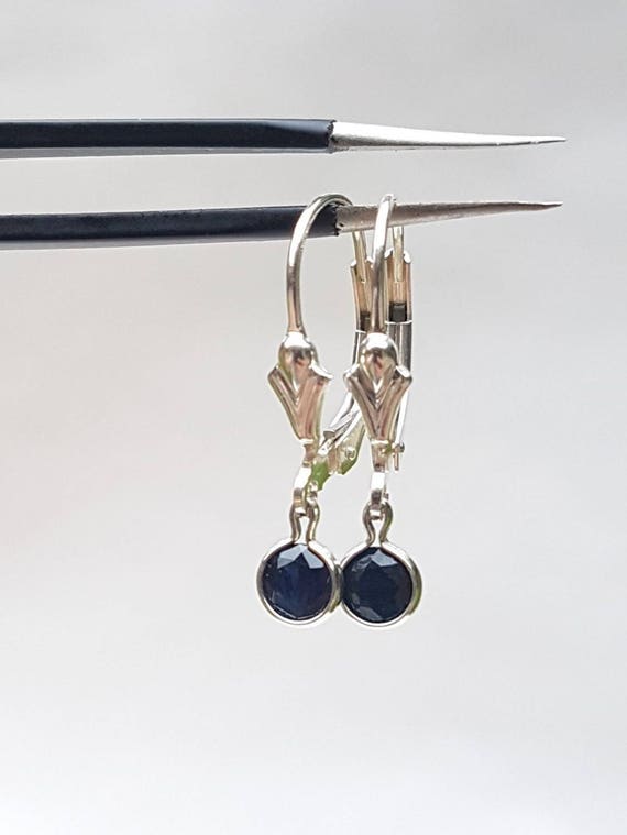 real sapphire earrings