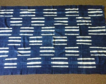 Vintage african indigo cloth,African mudcloth, Indigo mudcloth Fabric, Hand woven, Wholesale fabric, African cloth,African fabric