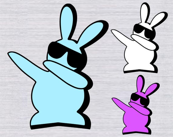 Download Dabbing Easter Bunny SVG cutting file Boys easter svg easter