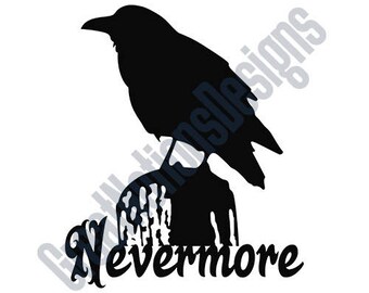 Raven SVG - HTV - Vinyl Cutting Graphic Art