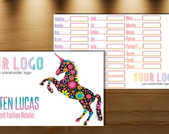 My Size Card - 3.5x2 - Lula Business Card - Free Personalization for LuLaRoe Consultants - Business Card Size