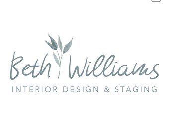 Logo Design Branding / Interior Design Logo / Realtor Logo / Realtor Marketing / Real Estate Logo / Real Estate Marketing / Home Staging