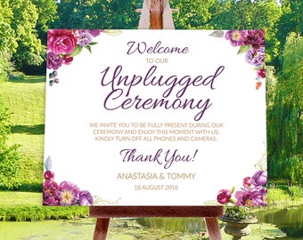 unplugged ceremony wording for officiant