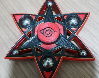 Sasuke Mangekyou Sharingan Inspired Hexa Fidget Spinner Version 5.1