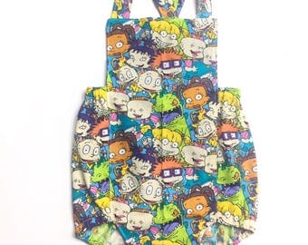 Rugrats, rugrats romper, the rugrats, 90's, spring dress, baby girl clothes, birthday outfit, birthday outfit, spring outfit,