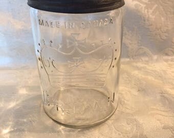Antique Crown Canning Jar 1938