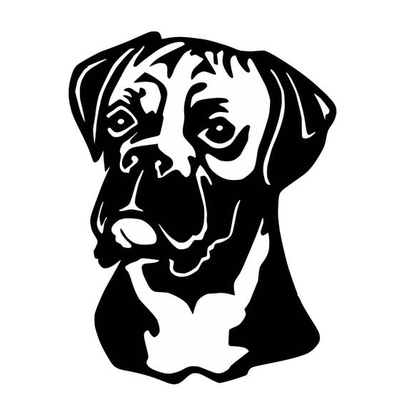 Download Digi-tizers Boxer Dog Head SVG Studio V3 JPG