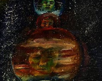 Planetary Alignment ORIGINAL PAINTING