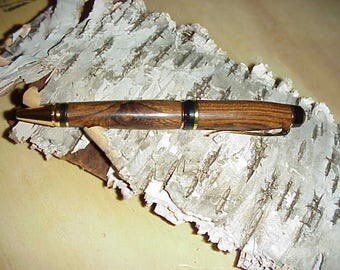 Cigar Style Pen Exotic Bocote Wood From Mexico-Big Style!