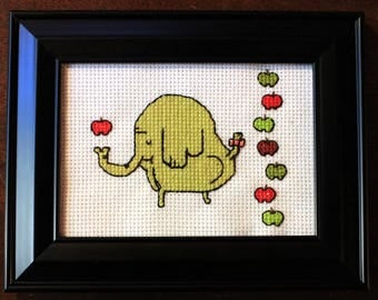 Adventure Time Tree Trunks and Her Apples cross stitch