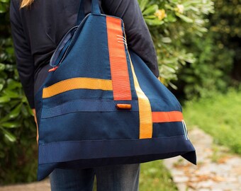 Big Bag - Borsone - Borsa grande - Borsa da viaggio - Travel Bag - Handmade Bag - Cotton Bag - Borsa fatta a mano - Borsa in cotone