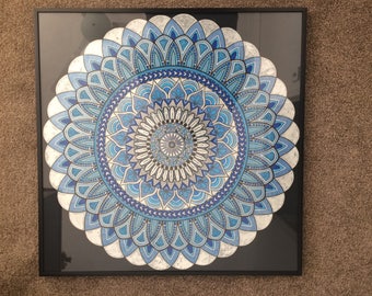 Blue mandala