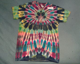 tie dye t shirt adult small"orchid"