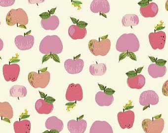 PREORDER - Heather Ross - Apples in Pink - Kinder - (43483-1) - 1/2 Yard++