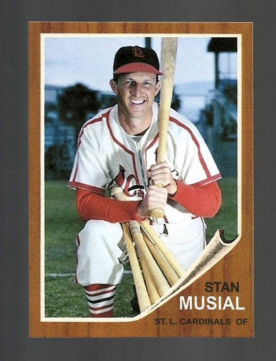 Stan Musial St. Louis Cardinals 1962 Style Custom Made