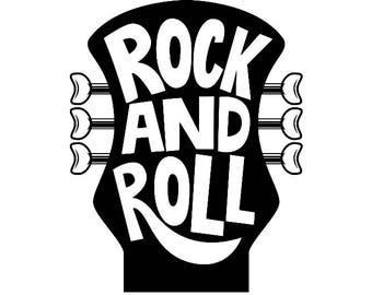 Rock and roll svg | Etsy