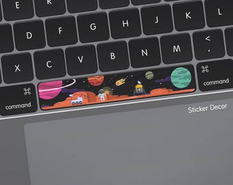 Keyboard Sticker for Spacebar, CUSTOM, Space, Stars, Planet, MacBook, Mac, Air, Pro, Laptop, PC, Wraps, Skin, Cover - RV002