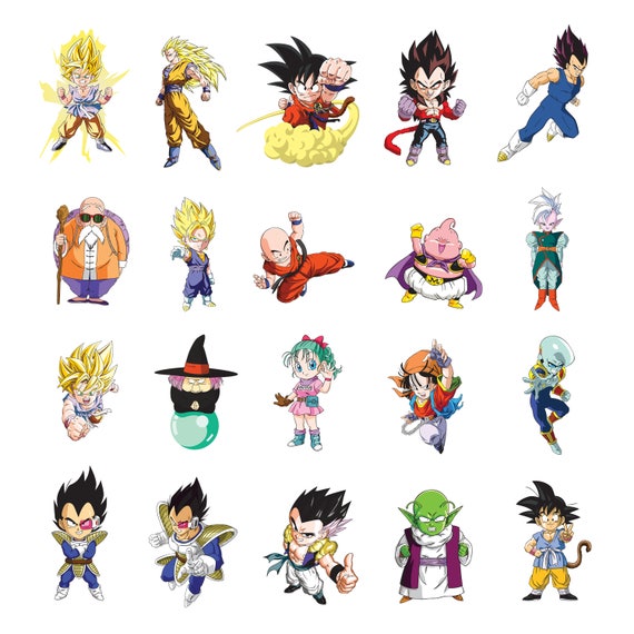 Download DragonBall Z 2 Svg/Eps/Png/Jpg/ClipartsPrintable Silhouette