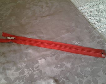 Fermeture éclair de couleur rouge 40 cm
