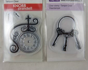 Assortment of small scrap clear stamps