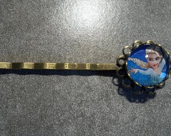bronze cabochon "Princess" hair clip