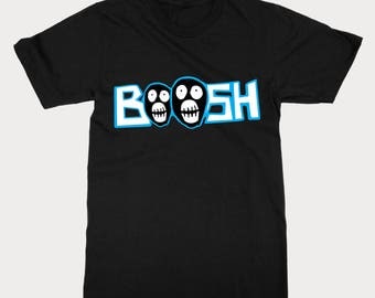 Funny Boosh T Shirt Inspired By The Mighty Boosh - Cool Mighty Boosh Tee Shirt Gift For The Mighty Boosh TV Show