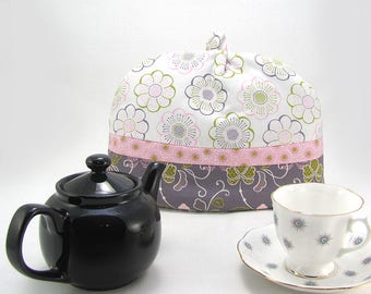 Modern Mauve Classic (Dome) Tea Cozy (Cosy) 2-cup