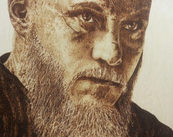 woodburning wood burning pyrography portrait art wood