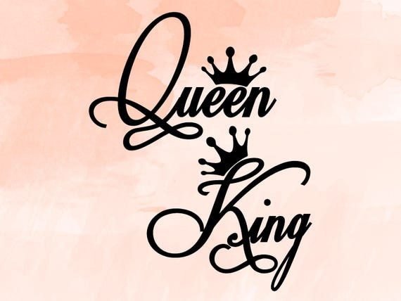 Download King SVG Queen SVG King crown Queen Crown svg Design svg