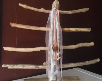 Natural Driftwood jewelry holder