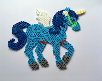 Unicorn blue hama / / Blue hama unicorn