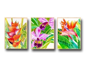 Tropical flower | Etsy