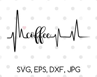 Download Coffee heartbeat | Etsy