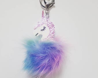 despicable me unicorn keychain