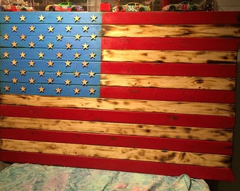American Flag Wood American Flag Wood