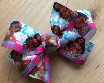 Moana Hair Bow - WHITE, Moana, Moana Party, Moana Birthday, Moana bow, Moana Birthday Party, Moana Party Favor, Moana Loot bags