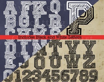 Chalkboard Svg Font, Monogram Letters, Monogram Alphabet,Chalkboard font, Letters, SVG, Vector, ai,png, eps, png, dxf,