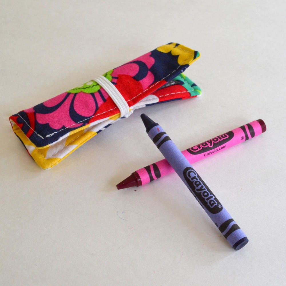 Mini Crayon Rolls Birthday Party Favor Set of 10 4 Crayons