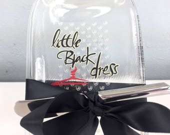 Little Black Dress Pinot Grigio Melted Wine Bottle Cheese Plate