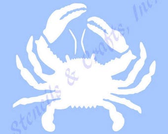 7" CRAB SEA STENCIL ocean beach sea templates stencils stencils template nautical sealife pochoir scrapbook paint pattern craft new