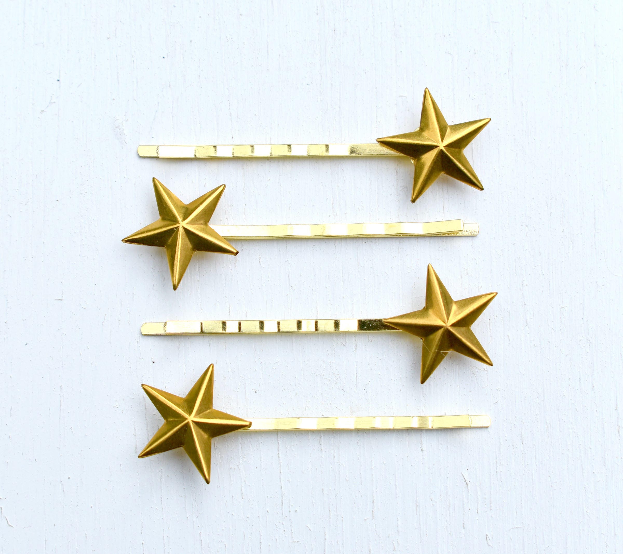 Gold Star Bobby Pins Star Hair Pins Bridal Hair Summer Boho