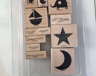 SUPPLY DESTASH - Used Stampin' Up! Nursery Necessities Stamp Set